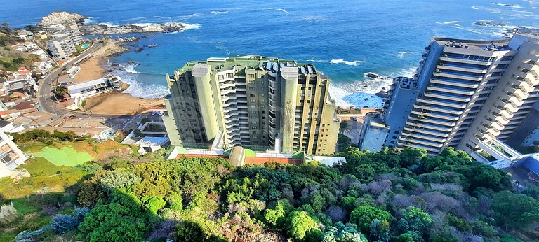Recently remodeled apartment in Reñaca with ocean views