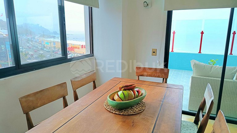 Rbk° Large apartment in Reñaca with a grill