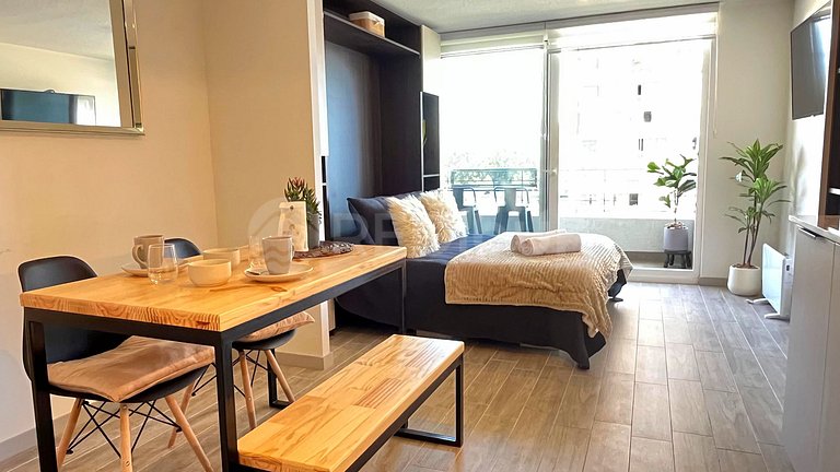 Incredible studio steps from the Movistar Arena