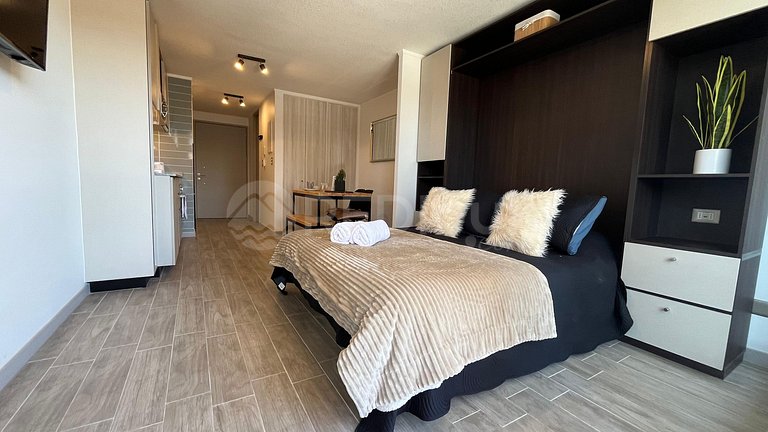 Incredible studio steps from the Movistar Arena