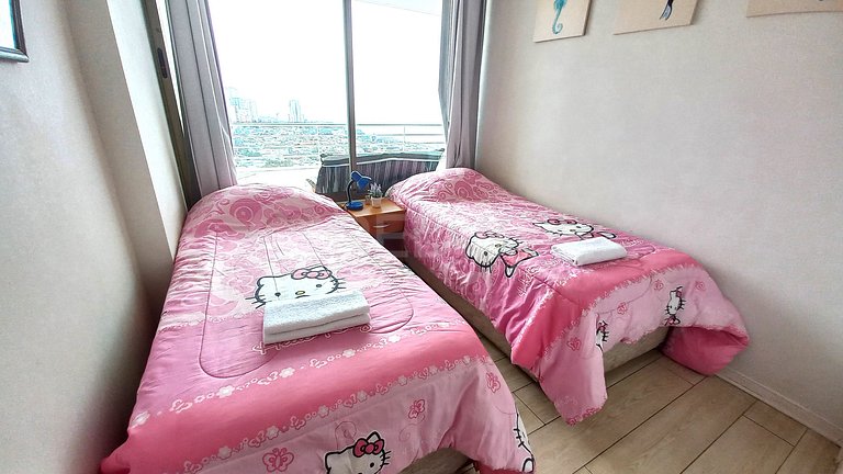 Apartment with a clear view of the sea in Concón.