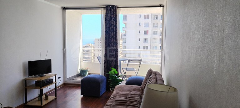 Rbk° Amplio depto con vista parcial a la bahia