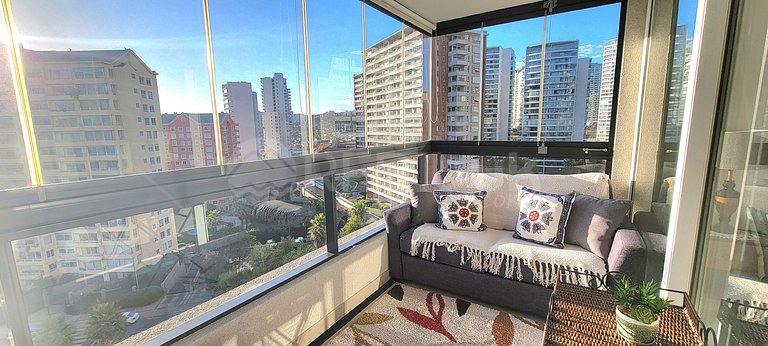 Rbk° Acogedor depto 5 minutos de playa Lilenes