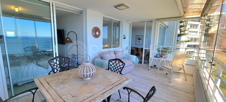 Rbkº Depto Full Vista al Mar en Euromarina Cochoa