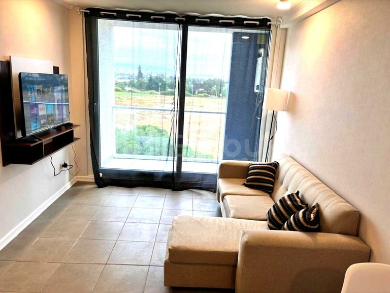 Rbk° Depto a pasos de Av. del Mar para 5 personas