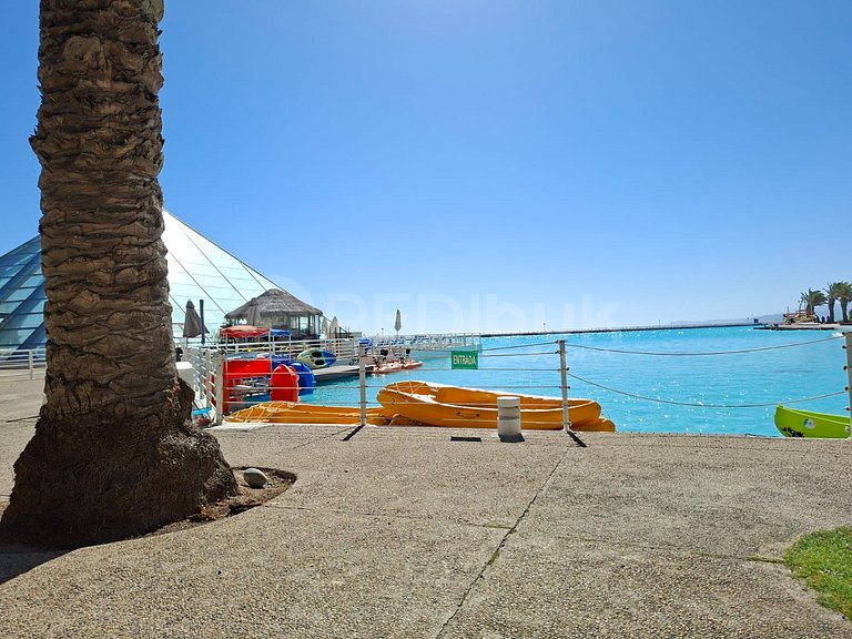 Depto 10 personas con Jacuzzi en San Alfonso