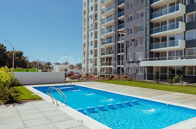 Rbk° Depto a pasos de Av. del Mar para 5 personas