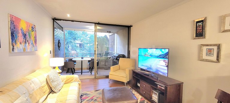 Rbk° Amplio depto en exclusivo sector Providencia