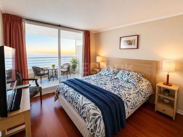 Hermoso Departamento con Insuperable Vista al Mar