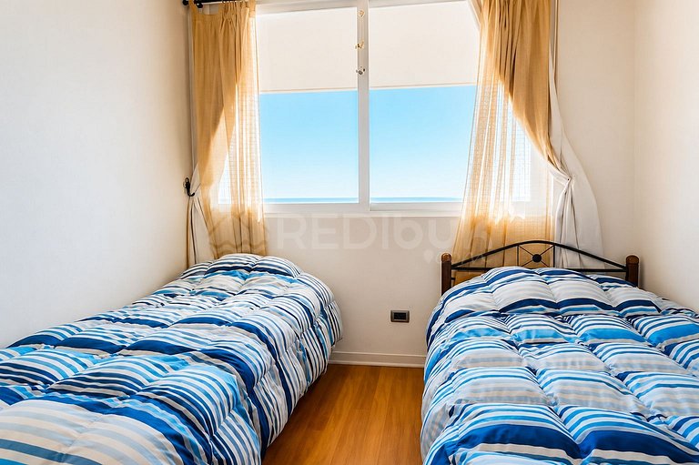 Hermoso Departamento con Insuperable Vista al Mar