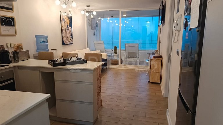 Rbk° Comodo depto con hermosa vista en Concón