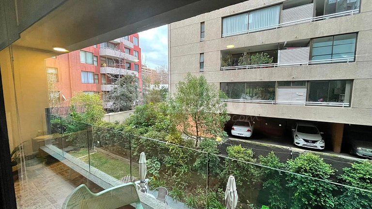 Rbk° Depto en Providencia con Jardín y Parrilla