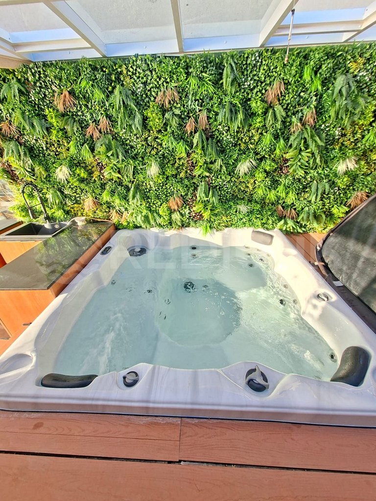 Depto 10 personas con Jacuzzi en San Alfonso