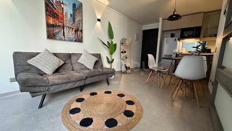Rbk° Depto 1 dormitorio para 3 personas Stgo Centro