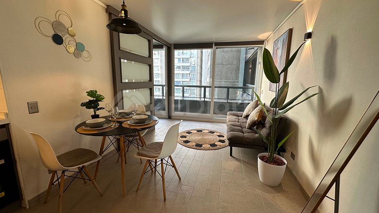 Rbk° Depto 1 dormitorio para 3 personas Stgo Centro