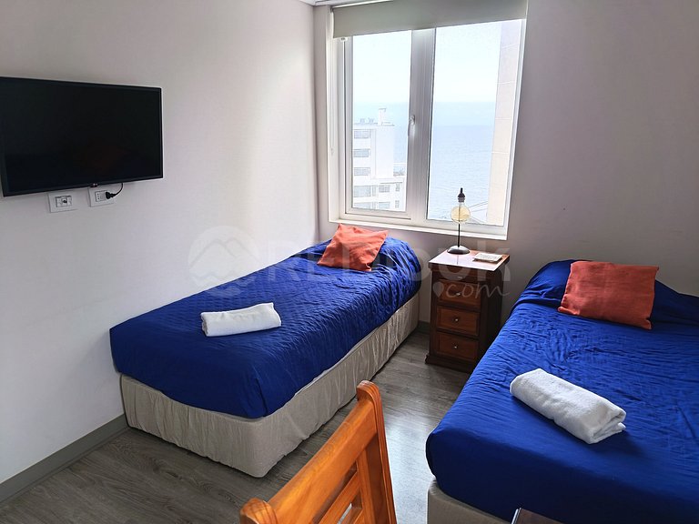Hermoso depto con vista al mar en Concón.