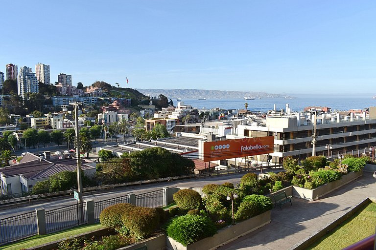 Rbk° Depto Reñaca, vista al Mar 6 personas